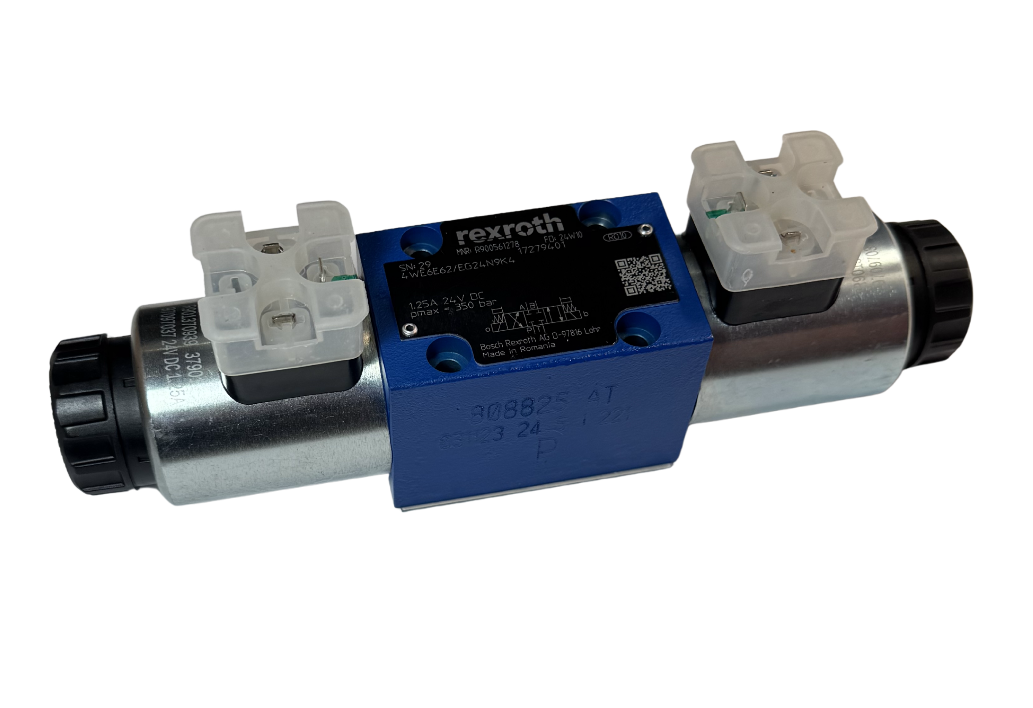 Bosch Rexroth R900561278 – válvula direccional de corredera, modelo 4WE6E6X/EG24N9K4 4WE6E6X/EG24N9K4 (imagen 1)